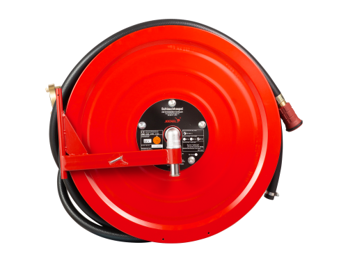 Schlauchhaspel Set f. Wandhydrant LINKS 30m Schlauch + Haspel + Anschluss